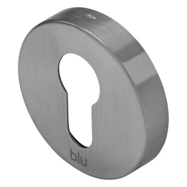 Click Here To Enlarge This Photo Of BLU Performance Round Euro Profile Escutcheon&comma; 51 x 10&period;5mm&comma; 316 Satin Stainless Steel &lpar;KM055B-SSS&rpar;