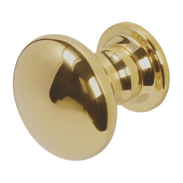 Click Here To Enlarge This Photo Of BLU Performance Centre Door Knob&comma; Bolt Fix&comma; 316 Stainless Steel in a PVD Polished Brass Finish &lpar;KM388-PPB&rpar;