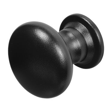 Click Here To Enlarge This Photo Of DuraTique&comma; KM388 Centre Door Knob&comma; Bolt Fix&comma; Textured Matt Black Finish &lpar;KM388-TMB&rpar;