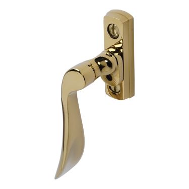 Click Here To Enlarge This Photo Of BLU Performance Regent Window Espagnolette Handle &lpar;Left Hand&rpar; 316 Stainless Steel in a PVD Polished Brass Finish &lpar;REG020C-LH-PPB&rpar;