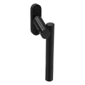 BLU Performance Contemporary Window Espagnolette Handle - Cranked &lpar;Right Hand&rpar; 40mm Spindle Length&comma; 316 Stainless Steel in a PVD Satin Black Finish &lpar;SST87-40-RH-PBK&rpar;