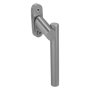 Click Here To Enlarge This Photo Of BLU Performance Contemporary Window Espagnolette Handle - Cranked &lpar;Right Hand&rpar; 40mm Spindle Length&comma; 316 Satin Stainless Steel &lpar;SST87-40-RH-SSS&rpar;