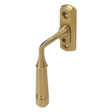 Click Here To Enlarge This Photo Of BLU Performance Opera Window Espagnolette Handle &lpar;Left Hand&rpar; 316 Stainless Steel in a PVD Satin Brass Finish &lpar;TBH020-LH-PSB&rpar;