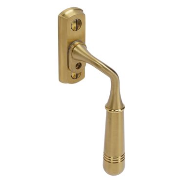 Click Here To Enlarge This Photo Of BLU Performance Opera Window Espagnolette Handle &lpar;Right Hand&rpar; 316 Stainless Steel in a PVD Satin Brass Finish &lpar;TBH020-RH-PSB&rpar;