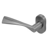 BLU Performance Wing Lever Door Handle on Oval Rose&comma; 316 Satin Stainless Steel &lpar;WH990B-SSS&rpar;