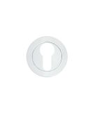 ZPA001-CP - Zoo Hardware Stanza Euro Profile Escutcheon - Polished Chrome &lpar;Contract Range&rpar;