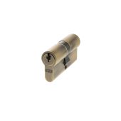C603722525 - AGB Euro Profile 5 Pin Double Cylinder 30-30mm &lpar;60mm&rpar; - Matt Antique Brass