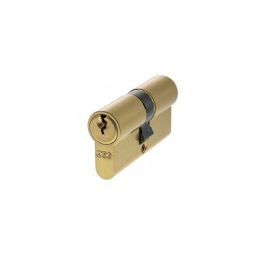 Click Here To Enlarge This Photo Of C603082525 - AGB Euro Profile 5 Pin Double Cylinder 30-30mm &lpar;60mm&rpar; - Satin Brass