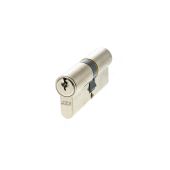 C603063030 - AGB Euro Profile 5 Pin Double Cylinder 35-35mm &lpar;70mm&rpar; - Polished Nickel