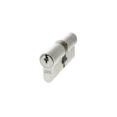 C603323030KA - AGB Euro Profile 5 Pin Double Cylinder &lpar;Keyed Alike&rpar; 35-35mm &lpar;70mm&rpar; - Satin Chrome