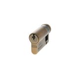 C630720530 - AGB Euro Profile 5 Pin Single Cylinder 35-10mm &lpar;45mm&rpar; - Matt Antique Brass