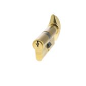 C620012525 - AGB Euro Profile 5 Pin Cylinder & Turn 30-30mm &lpar;60mm&rpar; - Polished Brass