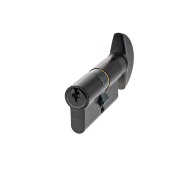 Click Here To Enlarge This Photo Of C620842525 - AGB Euro Profile 5 Pin Cylinder & Turn 30-30mm &lpar;60mm&rpar; - Matt Black