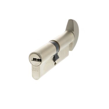 Click Here To Enlarge This Photo Of CA20163535 - AGB Euro Profile 15 Pin Cylinder & Turn 40-40mm &lpar;80mm&rpar; - Satin Nickel