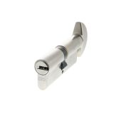 CA20323535 - AGB Euro Profile 15 Pin Cylinder & Turn 40-40mm &lpar;80mm&rpar; - Satin Chrome