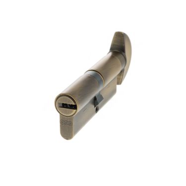 Click Here To Enlarge This Photo Of CA20723535 - AGB Euro Profile 15 Pin Cylinder & Turn 40-40mm &lpar;80mm&rpar; - Matt Antique Brass