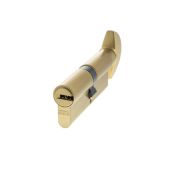 CA20083535 - AGB Euro Profile 15 Pin Cylinder & Turn 40-40mm &lpar;80mm&rpar; - Satin Brass
