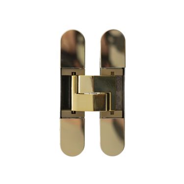Click Here To Enlarge This Photo Of AGBH32PB - AGB Eclipse Adjustable Concealed Hinge - Polished Brass &lpar;40kg per 2 hinges&comma; 60kg per 3 hinges&rpar;