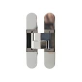 AGBH32PN - AGB Eclipse Adjustable Concealed Hinge - Polished Nickel &lpar;40kg per 2 hinges&comma; 60kg per 3 hinges&rpar;