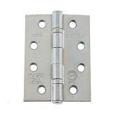 Atlantic - AHG111433PC&lpar;3&rpar; Grade 11 Fire Rated Ball Bearing Hinges 4" x 3" x 2&period;5mm - Polished Chrome &lpar;Pack of 3&rpar;
