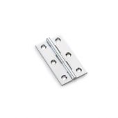 AW064-CH-PC - Alexander & Wilks Heavy Pattern Solid Brass Cabinet Butt Hinge - Polished Chrome - 2&period;5"