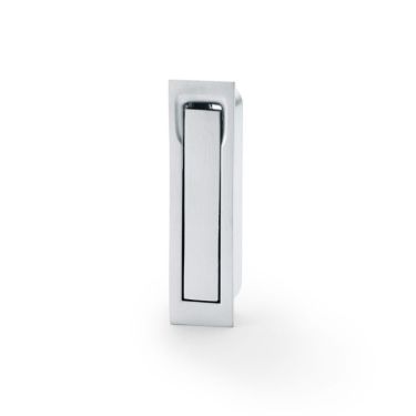 Click Here To Enlarge This Photo Of AW990SC - Alexander & Wilks Sliding Door Edge Pull &lpar;Square&rpar; - Satin Chrome
