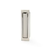 AW990SN - Alexander & Wilks Sliding Door Edge Pull &lpar;Square&rpar; - Satin Nickel