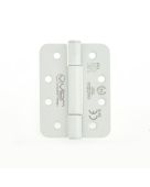 VHC243R-PCW - Zoo Hardware Vier Grade 14 Concealed Bearing Hinges &lpar;Radius&rpar; 102 x 76 x 3mm - Powder Coated White