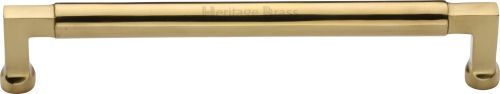Click Here To Enlarge This Photo Of C0312 203-PB Heritage Brass Cabinet Pull Bauhaus Design 203mm ctc Polished Brass Finish