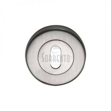 Click Here To Enlarge This Photo Of SC-0191-SC M&period;Marcus Sorrento Keyhole Escutcheon Satin Chrome Finish