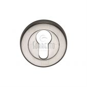 SC-0192-SC M&period;Marcus Sorrento Euro Profile Cylinder Escutcheon Satin Chrome Finish