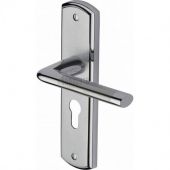 SC-2348-AP M&period;Marcus Sorrento Door Handle For Euro Profile Plate Lena Design Apollo Finish