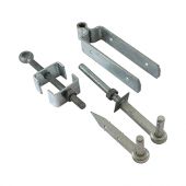 TIMCO AFH300G - Galvanised Adjustable Fieldgate Hinge Set to suit 900-1200mm Wide Gates