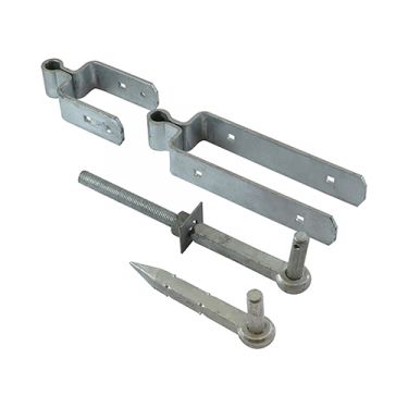 Click Here To Enlarge This Photo Of TIMCO SFH300G - Galvanised Standard Double Strap Fieldgate Hinge Set to suit 900-1200mm Wide Gates