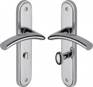 SC-4330-PC M&period;Marcus Sorrento Door Handle For Bathroom Tosca Design Polished Chrome Finish