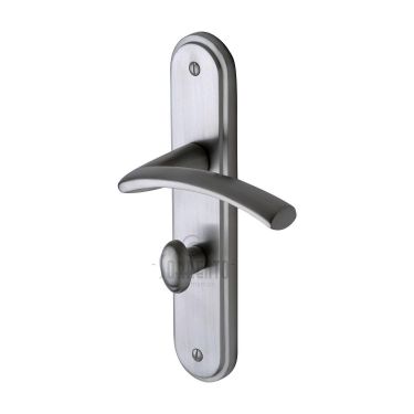 Click Here To Enlarge This Photo Of SC-4330-SC M&period;Marcus Sorrento Door Handle For Bathroom Tosca Design Satin Chrome Finish