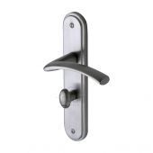 SC-4330-SC M&period;Marcus Sorrento Door Handle For Bathroom Tosca Design Satin Chrome Finish