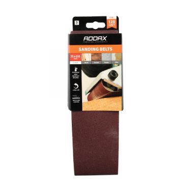 Click Here To Enlarge This Photo Of TIMCO 231645 - P120 Grit Sanding Belts 75mm x 533mm &lpar;5pcs&rpar;