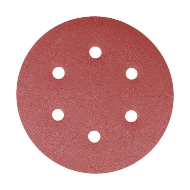 Click Here To Enlarge This Photo Of TIMCO 231080 - P80 Grit 150mm Random Orbital Sanding Discs &lpar;5pcs&rpar;