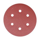 TIMCO 231080 - P80 Grit 150mm Random Orbital Sanding Discs &lpar;5pcs&rpar;