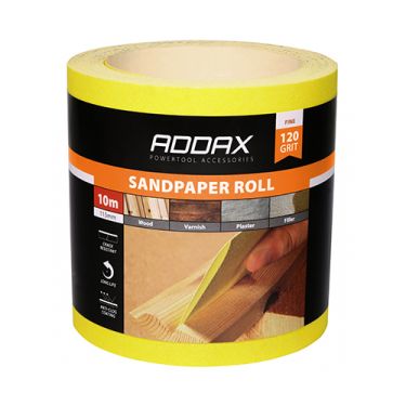 Click Here To Enlarge This Photo Of TIMCO 231405 - Yellow Sandpaper Roll 115mm x 10m &lpar;Fine P120-P150 Grit&rpar;