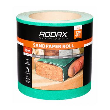 Click Here To Enlarge This Photo Of TIMCO 231823 - Green Sandpaper Roll 115mm x 10m &lpar;Fine P120-P150 Grit&rpar;