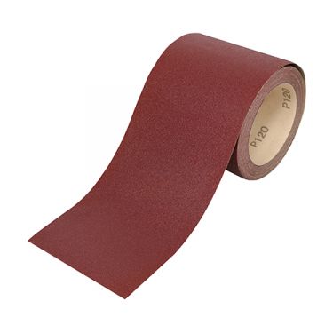 Click Here To Enlarge This Photo Of TIMCO 231004 - Red Sandpaper Roll 115mm x 10m &lpar;Coarse P40-P60 Grit&rpar;