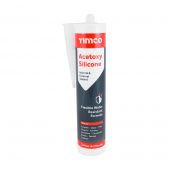 TIMCO 732098 - 300ml Acetoxy General Purpose Silicone Sealant &lpar;Clear&rpar;