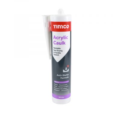 Click Here To Enlarge This Photo Of TIMCO 732871 - 300ml Acrylic Decorators Caulk &lpar;White&rpar;