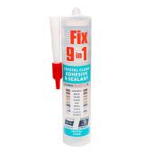 TIMCO 247336 - 290ml 9 in 1 Adhesive & Sealant &lpar;Crystal Clear&rpar;