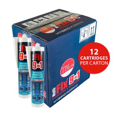 Click Here To Enlarge This Photo Of TIMCO 247468 - 290ml 9 in 1 Universal Adhesive & Sealant &lpar;White&rpar;