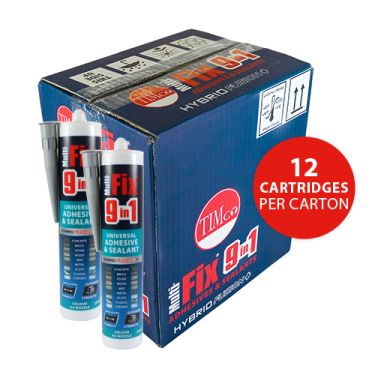 Click Here To Enlarge This Photo Of TIMCO 247357 - 290ml 9 in 1 Universal Adhesive & Sealant &lpar;Grey&rpar;