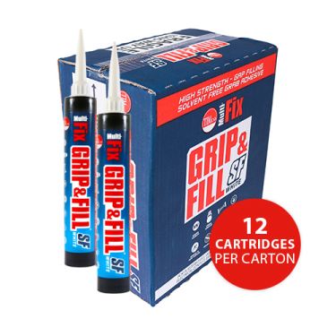 Click Here To Enlarge This Photo Of TIMCO 247318 - 350ml Grip & Fill - Solvent Free Grab Adhesive &lpar;White&rpar;