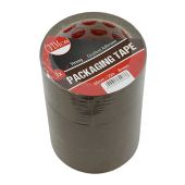 TIMCO PTB - 48mm x 50m Brown Packaging Tape 3pcs